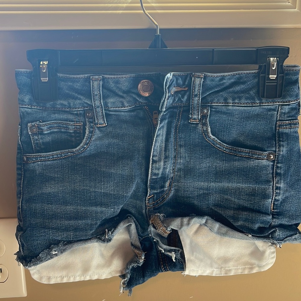 american eagle jean shorts